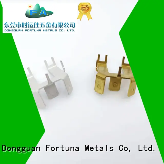 Fortuna Fábrica de fabricantes de piezas de estampado de metal con descuento para dispositivos de conexión 1