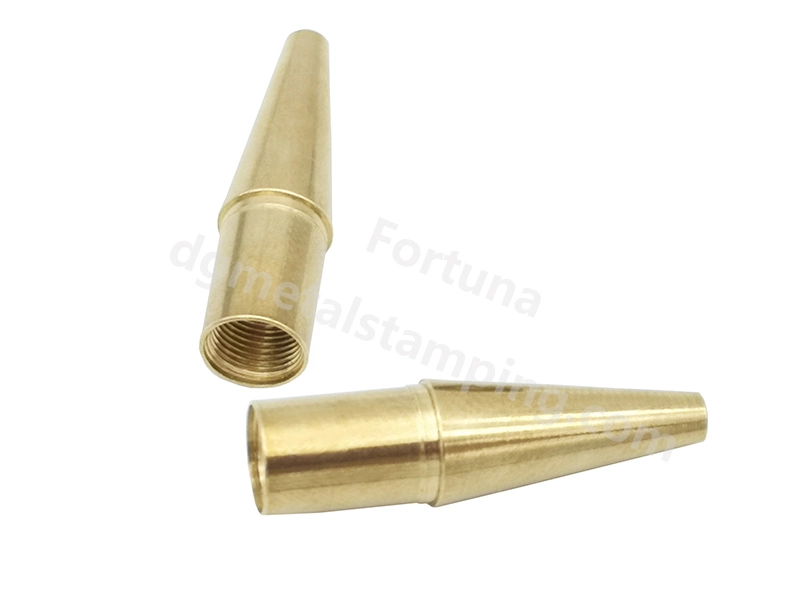 Pieza torneada CNC de latón para componente de bolígrafo 1