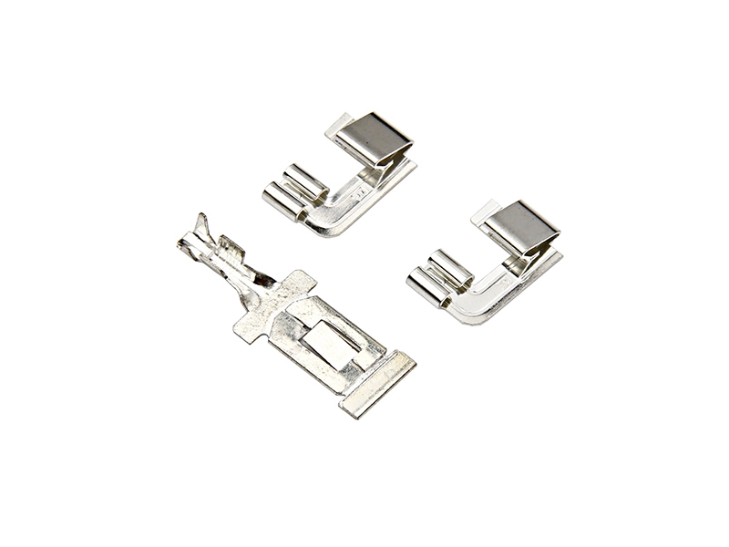 Terminal de estampado de metal de cobre niquelado 1