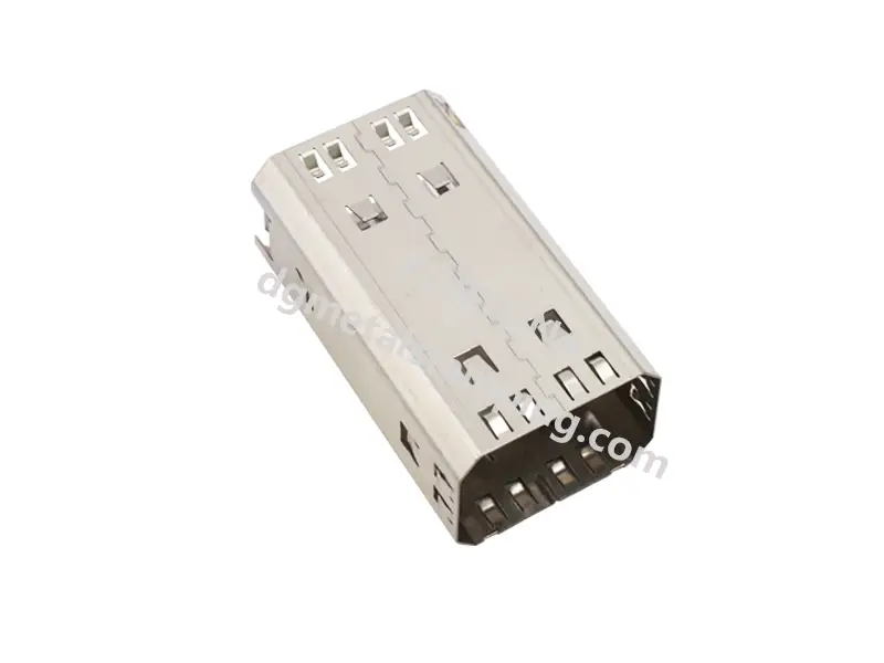 Caja protectora de metal de acero inoxidable con revestimiento de estaño brillante 1