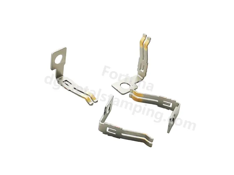 Terminal estampado parcialmente chapado en oro conductor fuerte 1